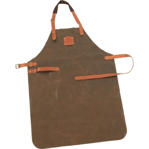 Cuisinova Keukenschort - Leder - Bruin