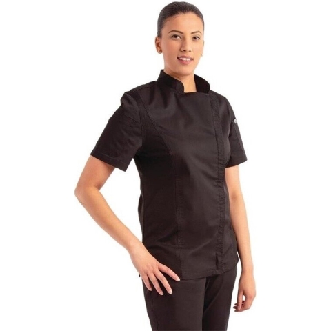 Chefs Work Springfield Dames Koksbuis Zwart BB051-XXL