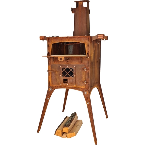 Fikki Outdoor Oven Compact - tuinhaard, barbecue, pizza oven in 1