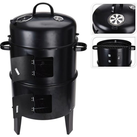 Barbecue Smoker - Rook- en Grill-oven - Ø40 x H78 cm