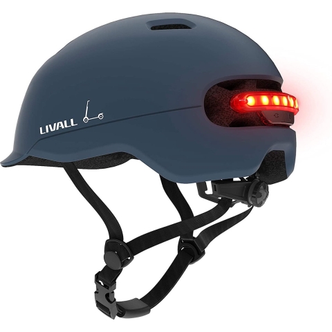Livall C20 Blue Medium - (Smart) fietshelm - SOS functie - Smart verlichting - Remlicht