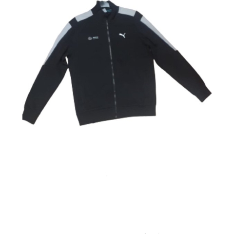 Puma - Sweat Jacket - Volwassenen - Unisex - Mercedes - Zwart/Grijs/Blauw - Maat M