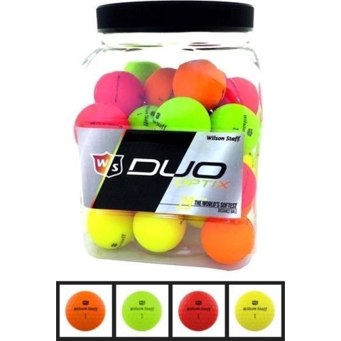 Wilson Staff DUO Soft+ Optix Jar 2020 Golfballen  - Gekleurd - 36 Stuks