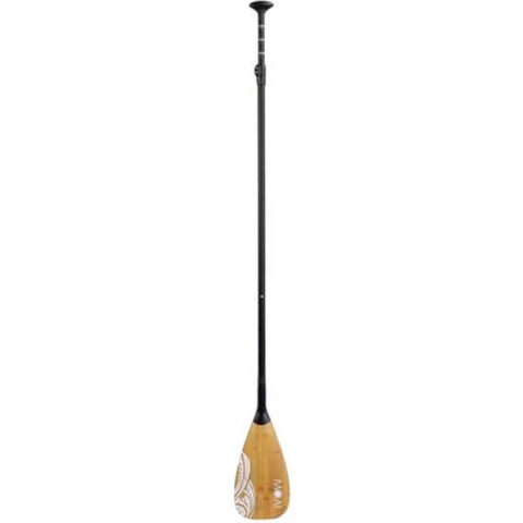 MOAI fiberglass bamboo 3-delige SUP Peddel 175-215cm