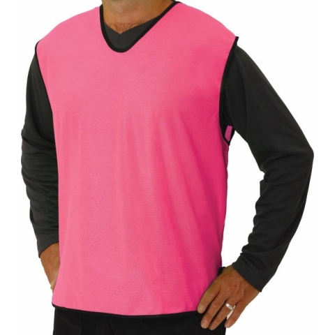 10 x Pirotti mesh trainingsovergooier / hesje - pink - maat: large