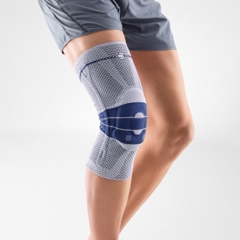 Bauerfeind Genutrain Kniebrace - Maat: 3 - Kleur: Titaan