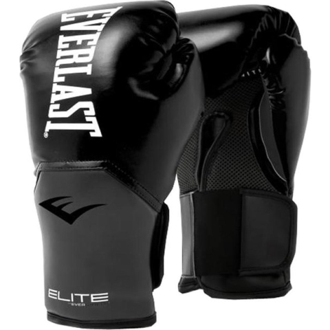 Everlast Pro Style Elite - Bokshandschoenen - 14 oz - Zwart / Grijs
