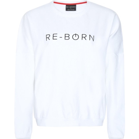Re-Born Trui Ronde Hals Lange Mouw Dames - Wit - Maat S