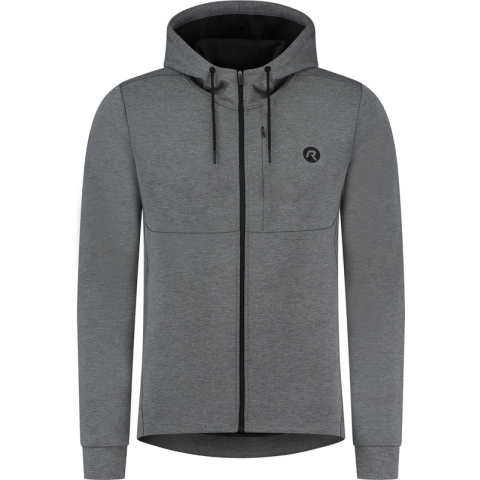 Rogelli Training II Hoodie Met Rits - Heren - Grijs - Maat L