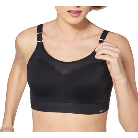 Triumph Sportbeha - Maat 85E - Vrouwen - zwart/ paars