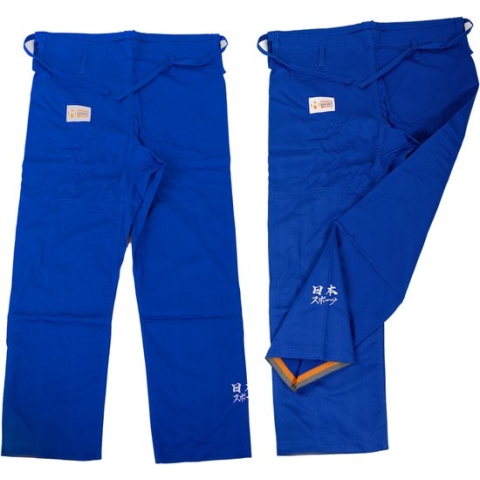 Judobroek zware kwaliteit Nihon | blauw (Maat: 190)