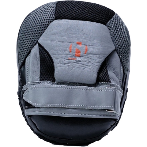 Focushandschoenen (coaching mitts) Nihon | leer |zwart-grijs