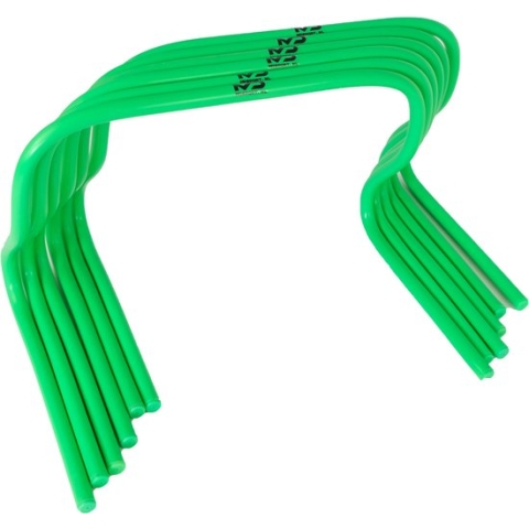 MDsport- Snelheidshordes - 30 cm - Set van 6 - Groen