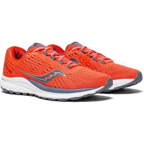 Saucony Jazz 20 Sportschoenen - Maat 37 - Vrouwen - rood - grijs