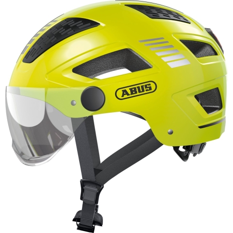 Abus Hyban 2.0 ACE stadsfiets helm - Signal Yellow - M