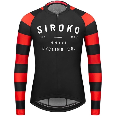 Siroko M2 Rider Lange Mouwen Fietsshirt Zwart L Man