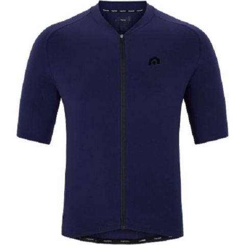Megmeister Woven Jersey Evening Blue - Fietsshirt korte mouwen Blauw Heren-M