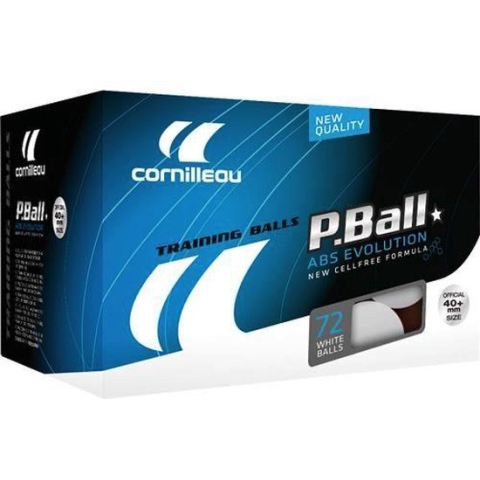 Cornilleau P-ball - Tafeltennis balletjes - 72 stuks - 40mm - Wit
