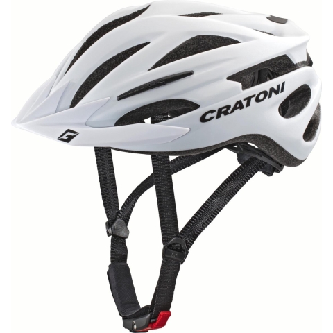 Cratoni Pacer Fietshelm, wit Hoofdomtrek L/XL | 58-62cm