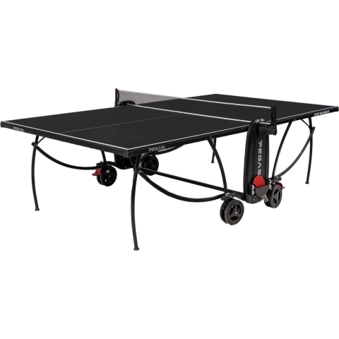 Pegasi Tafeltennistafel Indoor - Zwart - Pingpongtafel Opklapbaar