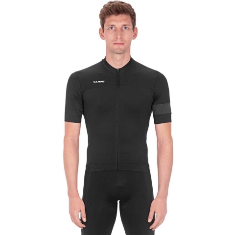 Cube Blackline Jersey Met Korte Mouwen Zwart XL Man