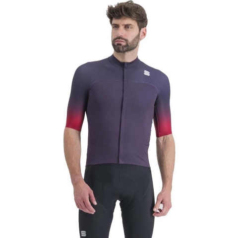 Sportful Midseason Pro Jersey Met Korte Mouwen Blauw M Man