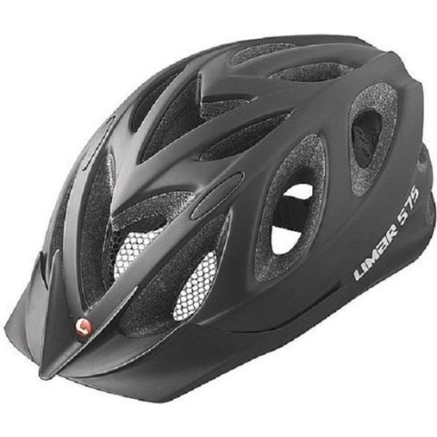 MTB Fietshelm in mat zwart - Limar 575 - Maat L (54-61cm) - met afneembare visor