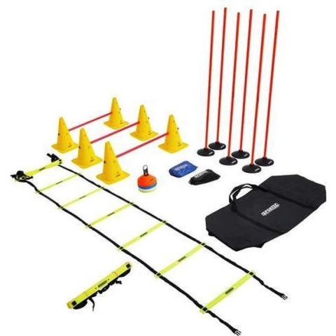Trainingsset Amateur - trainingsladder - afbakenbollen - sportpalen - weerstandsparachute