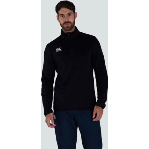 Quarter Zip Midlayer Training Top Black - XS