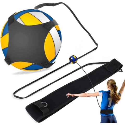 Volleybal Spike Trainer, Trainingsuitrusting voor Volleybal Solo Volleybal Trainingshulpmiddel Volleybal Trainer Trainingsuitrusting Hulp voor Volleybalspelers en Beginners Serving, Spikes, Arm Swing