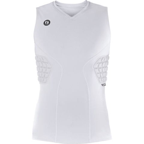 G-Form Compressie Basketbalshirt Heren - Wit | Maat: M