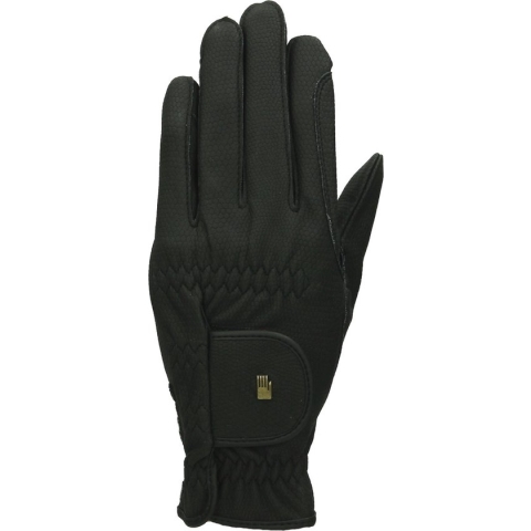 Handschoen Roeck-Grip Winter Black - 6 | Paardrij handschoenen