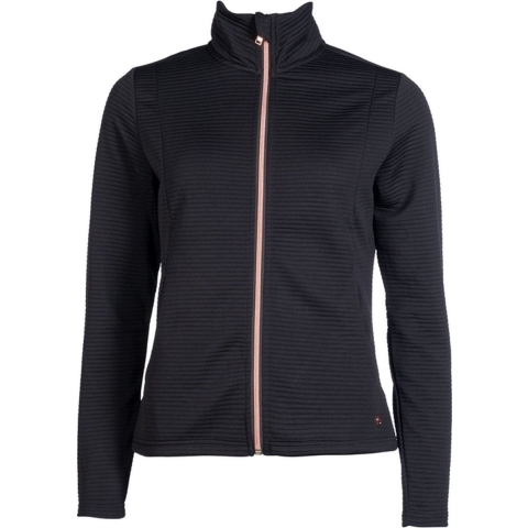 HKM Sweatvest Yvonne - maat L - black