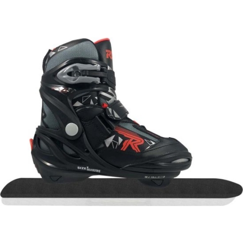 Roces V-ice 4.0 Verstelbare Noren Zwart/rood 36-40