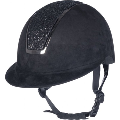 veiligheidshelm cap Lady Shield Sparkle Velours zwart maat M (55-57cm)
