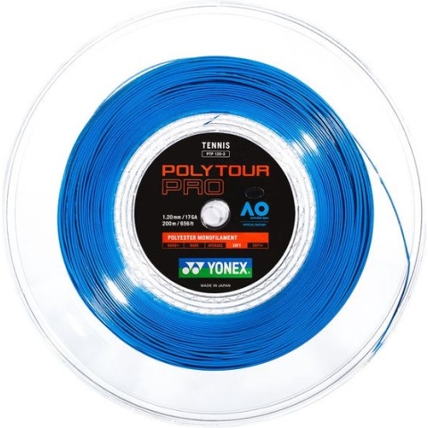 Yonex Tennissnaar Polytour Pro 1.20 Op Rol 200m Zwart