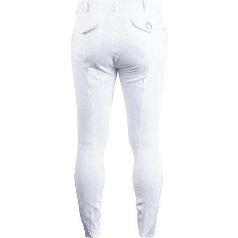 Montar Rijbroek Gary Knie Grip Men Wit - 52