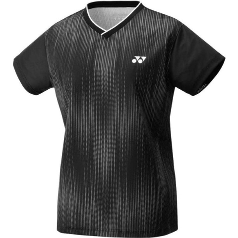 Yonex Sportshirt Crew Neck Dames Polyester Zwart Mt Xs