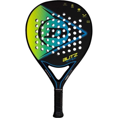 Dunlop Blitz Attack - padel racket - zwart - groen - blauw