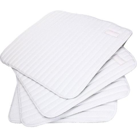 Kentucky Working Polos Pad Absorb Set of 4 - White/black - Maat 45 X 40