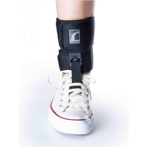 Ossur Foot up Klapvoet Orthese - Large (enkelomvang 22-26 cm) - Zwart
