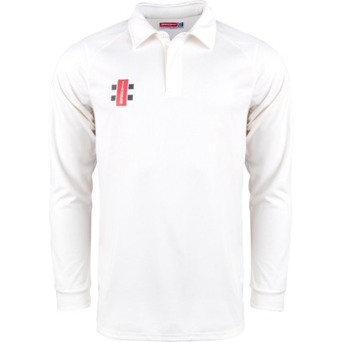 Gray-Nicolls Cricket SHIRT PRO PERF V2 L/S IVY S Small - Ivory