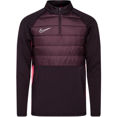 Nike Dry Academy Drill Top - Burgundy Ash/Racer Roze/Reflective Zilver - Boys Large - Kinderen 147-158cm