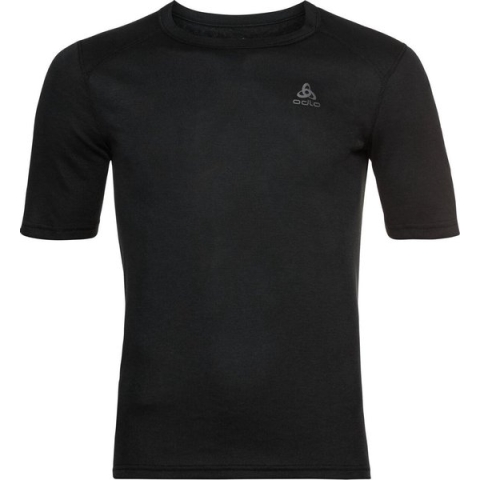 Odlo Active Warm Plus Top Crew Neck S/S Men, zwart Maat L