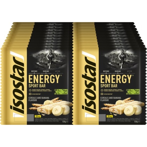 20x Isostar High Energy Sportreep Banaan 3 x 40 gr
