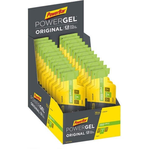 PowerBar Power Gel Cafeïne Green Apple 24*41 g