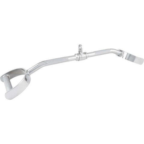 Tunturi Lat Pulldown Bar - Lat Pulley Station - Krachtstation - Home Gym - Multigrip - Roestvrij en Duurzame Stang - 70cm