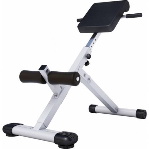 Gorilla Sports Buiktrainer - Rugtrainer - Inklapbaar - Verstelbaar - Wit - Core trainer