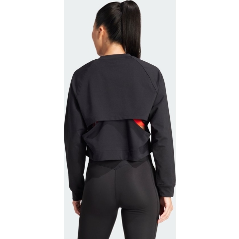 adidas Performance Power Hidden Racerback Overlay Cover-up - Dames - Zwart- L