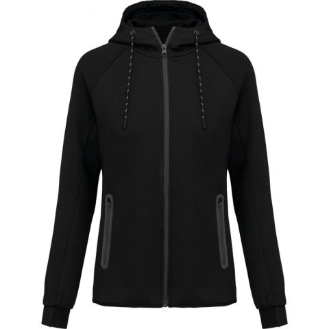 SportSweatshirt Dames M Proact Lange mouw Black 94% Polyester, 6% Elasthan